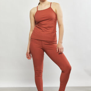 Leggings Bio-Baumwolle granate
